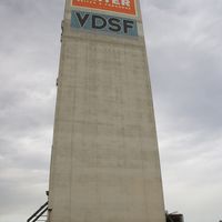 Fassandenbeschriftung Silo