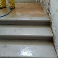 Sandstrahlen fertig gestrahlte Stufen  5