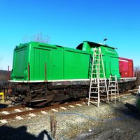 Korrosionsschutz Lackierung Lokomotive
