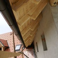 Sandstrahlen Untersichtschalung