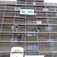 Vollwaermeschutz Wohnhaus Geruest